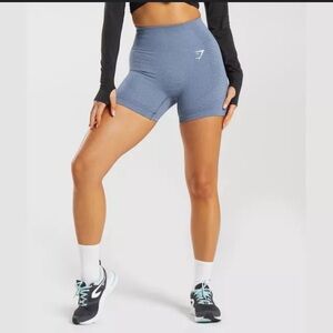 L Vital Seamless 2.0 Gymshark Shorts - Evening Blue Marl